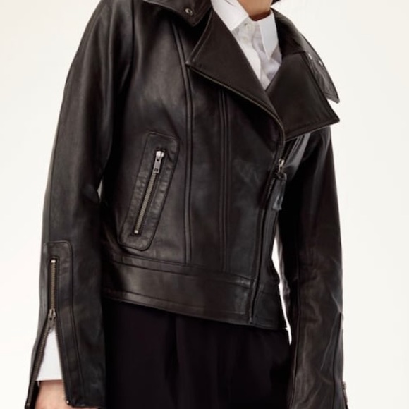 Aritzia exclusive mackage black lamb skin jacket - Picture 11 of 11